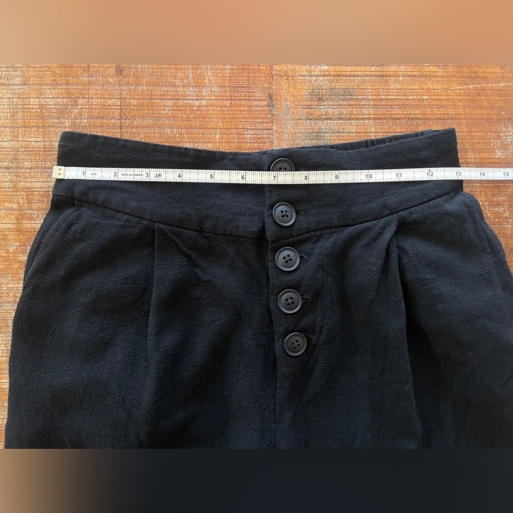 Gentle Fawn Black Wide Leg Linen Blend Julius Pants Women's Small - Picture 12 of 16